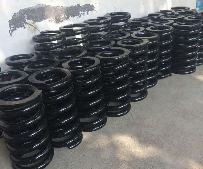 振动筛弹簧不同特性用在不同的设备上