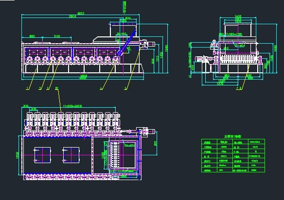 垃圾碟盘滚轴筛结构图纸
