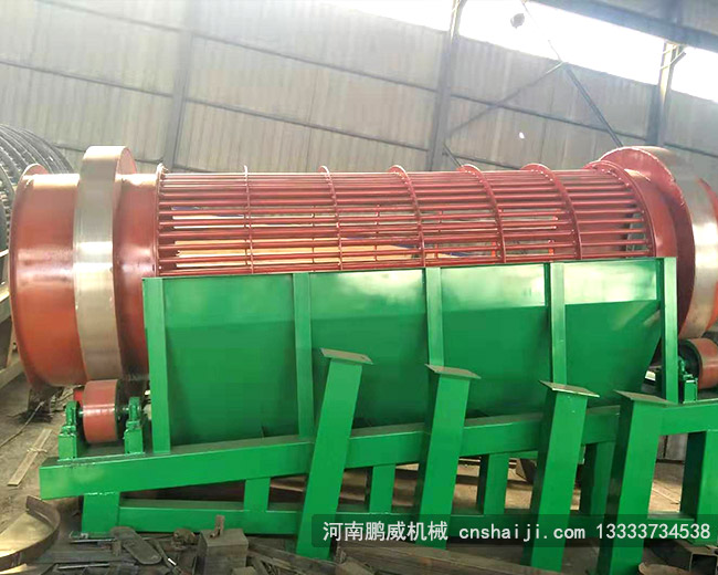 柴油机滚筒筛石机