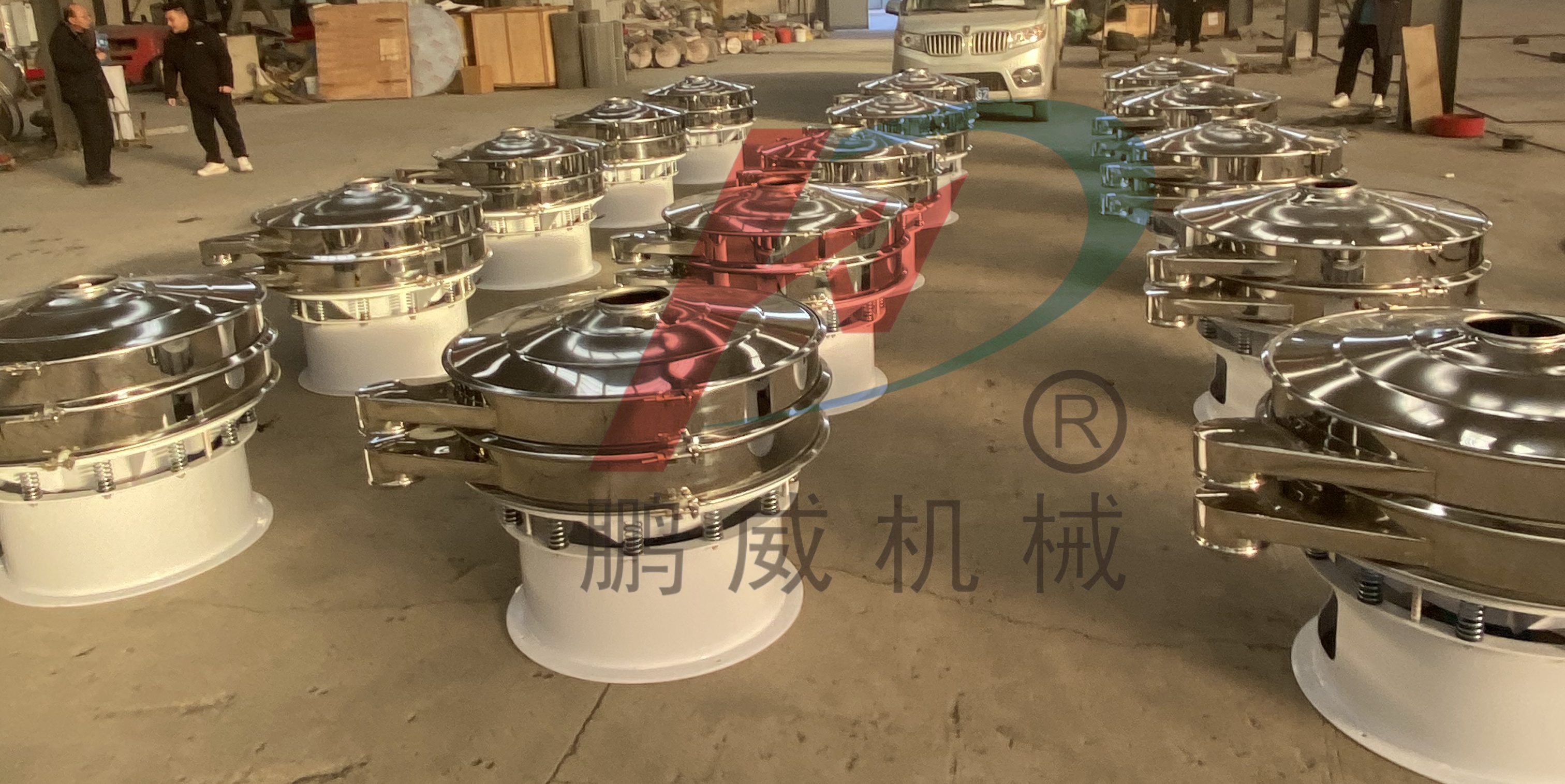 不锈钢旋振筛在复合肥行业的筛分方法